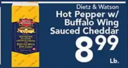 Eurofresh Market Dietz & Watson Hot Pepper w/ Buffalo Wing Sauced Cheddar offer