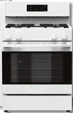Menards 5.0 cu. ft. Gas Range Bake, broil, keep warm, and steam clean functions offer