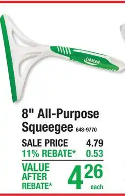 Menards 8 All-Purpose Squeegee offer