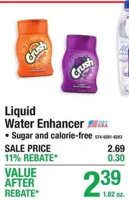 Menards Liquid Water Enhancer offer