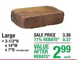 Menards Large TUMBLED BELGIAN offer