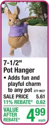 Menards Enchanted Garden 7-1/2 Pot Hanger offer