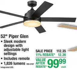 Menards Patriot Lighting 52 Piper Glen offer