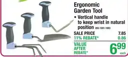 Menards Ergonomic Garden Tool offer