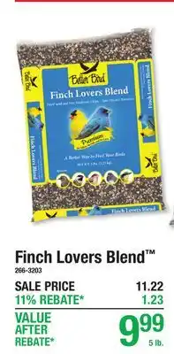 Menards Finch Lovers Blend offer