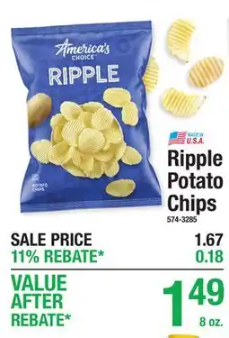 Menards Ripple Potato Chips offer