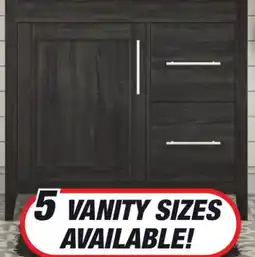 Menards Covello Vanity 36W x 21-5/8D offer