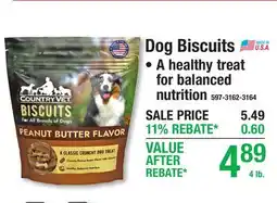 Menards Dog Biscuits • A healthy treat for balanced nutrition offer