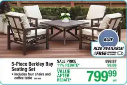 Menards 5-Piece Berkley Bay Seating Set offer