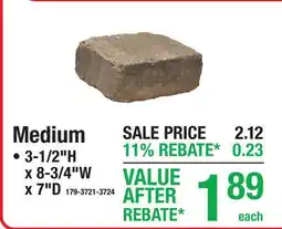 Menards Medium offer
