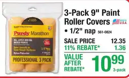 Menards Purdy 3-Pack 9 Paint Roller Covers offer