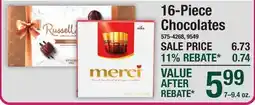 Menards 16-Piece Chocolates offer