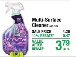 Menards Clorox Multi-Surface Cleaner offer