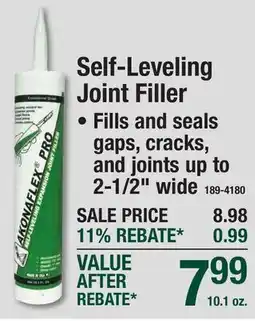 Menards Self-Leveling Joint Filler offer