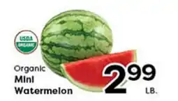 Rich's Fresh Market Organic Mini Watermelon offer
