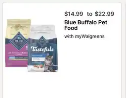 Walgreens Blue Buffalo Pet Food offer