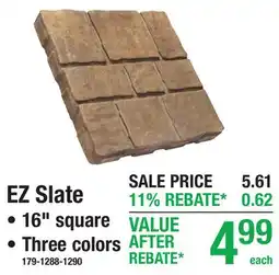 Menards EZ Slate offer