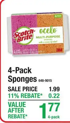 Menards 4-Pack Sponges offer