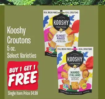 Jewel-Osco Kooshy Croutons offer