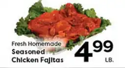Rich's Fresh Market Fresh Homemade Seasoned Chicken Fajitas offer