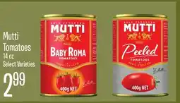 Jewel-Osco Mutti Tomatoes offer