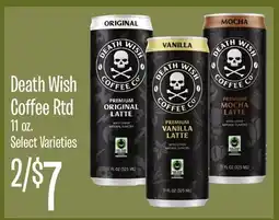 Jewel-Osco Death Wish Coffee Rtd offer