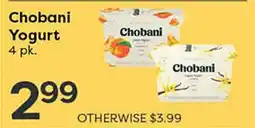 Rich's Fresh Market Chobani Yogurt offer