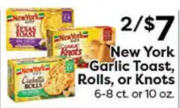 Rich's Fresh Market New York Garlic Toast, Rolls, or Knots offer