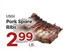 Rich's Fresh Market USGI Pork Spare Ribs offer