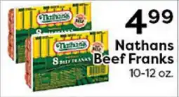 Rich's Fresh Market Nathans Beef Franks offer