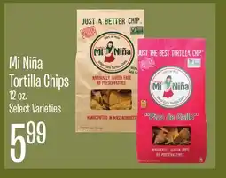Jewel-Osco Mi Niña Tortilla Chips offer