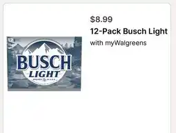 Walgreens 12-Pack Busch Light offer