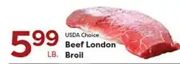 Rich's Fresh Market USDA Choice Beef London Broil offer