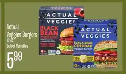 Jewel-Osco Actual Veggies Burgers offer