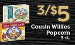 Rich's Fresh Market Cousin Willies Popcorn offer