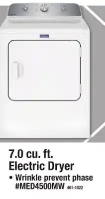 Menards Maytag 7.0 cu. ft. Electric Dryer offer