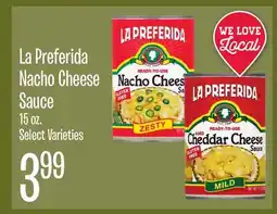 Jewel-Osco La Preferida Nacho Cheese Sauce offer