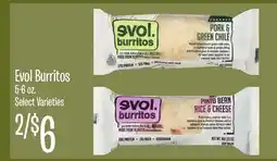 Jewel-Osco Evol Burritos offer