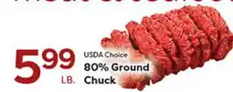 Rich's Fresh Market USDA Choice 80% Ground Chuck offer