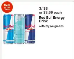 Walgreens Red Bull Energy Drink offer
