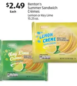 Aldi Benton's Summer Sandwich Crèmes offer