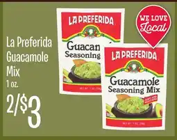Jewel-Osco La Preferida Guacamole Mix offer