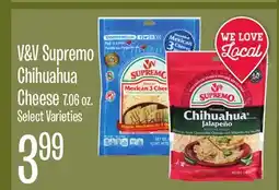 Jewel-Osco V & V Supremo Chihuahua Cheese offer