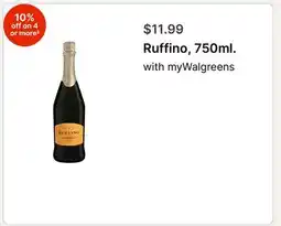Walgreens Ruffino offer