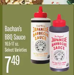 Jewel-Osco Bachan's BBQ Sauce offer