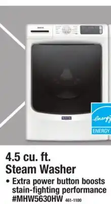 Menards Maytag 4.5 cu. ft. Steam Washer offer