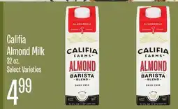 Jewel-Osco Califia Almond Milk offer