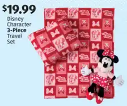 Aldi Disney Character 3-Piece Travel Set offer