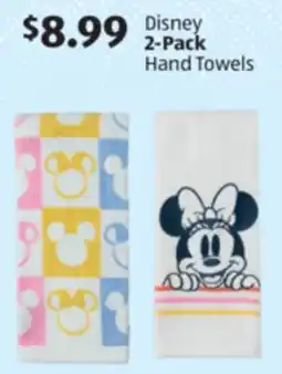 Aldi Disney 2-Pack Hand Towels offer