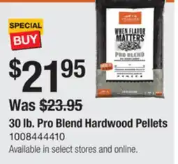 The Home Depot Traegee 30 lb. Pro Blend Hardwood Pellets offer